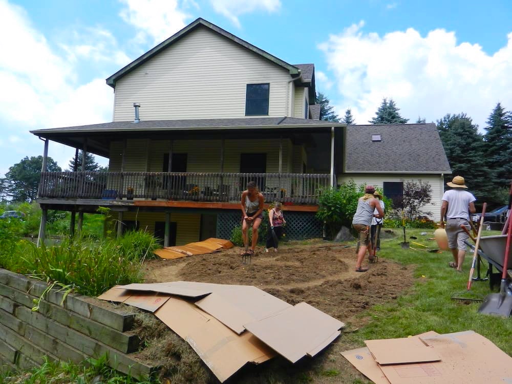permaculture work party